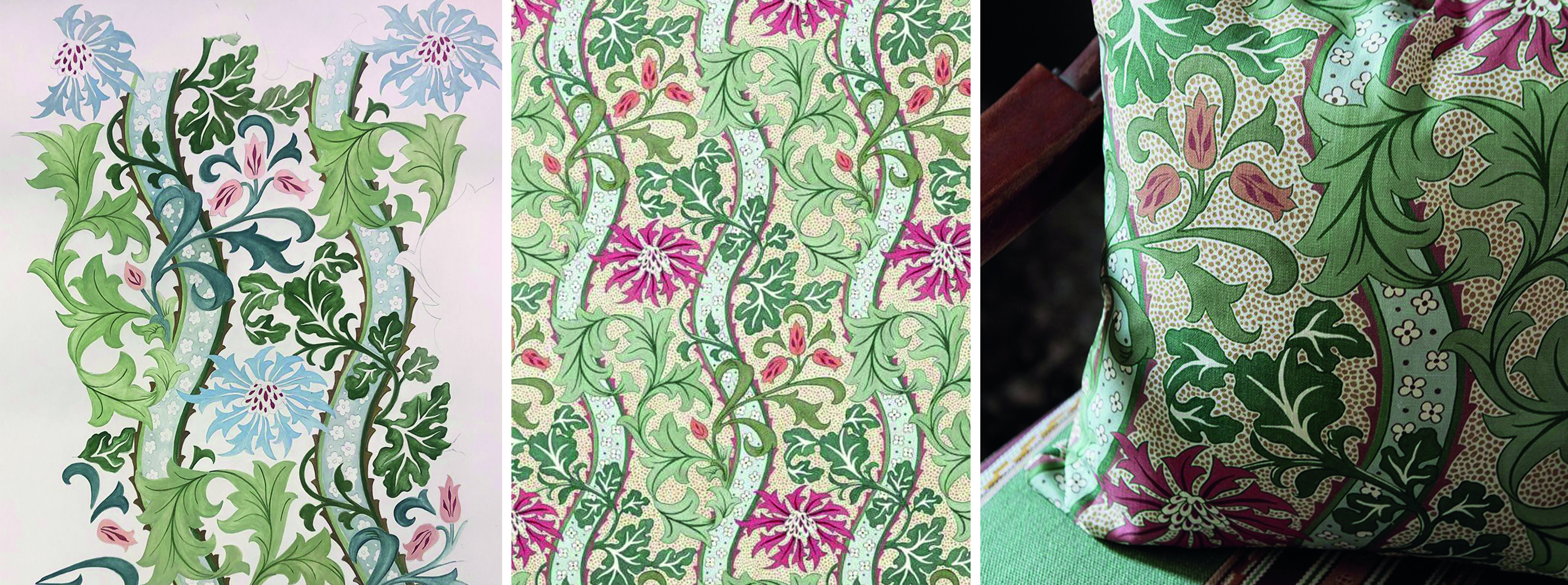 Cornflower - The Unfinished Works Fabrics